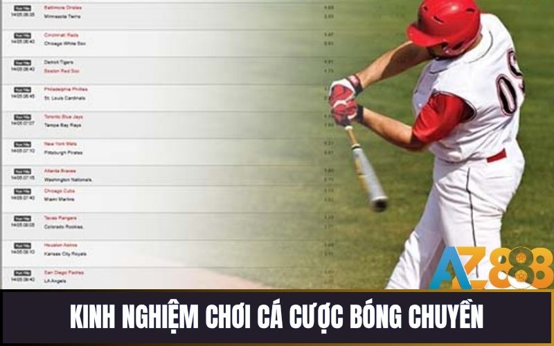Kinh nghiệm cá cược bóng chày nâng cao chiến thắng tại AZ888